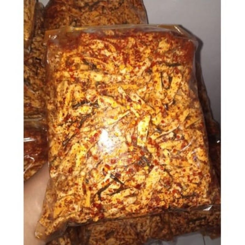 

1Kg Basreng Sultan Pedas daun jeruk 1kg/1000 gram