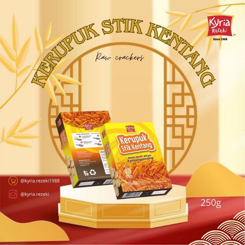 

Kerupuk Mentah Stik Kentang 250gr