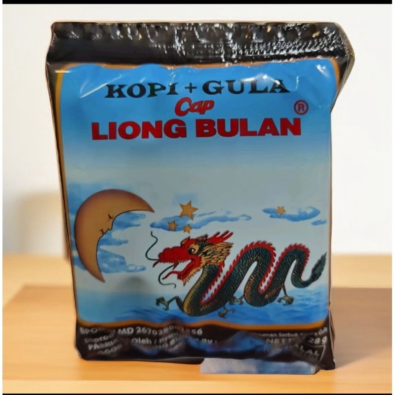 

KOPI LIONG BULAN (KOPI + GULA) SATU PAK ISI 20 PCS