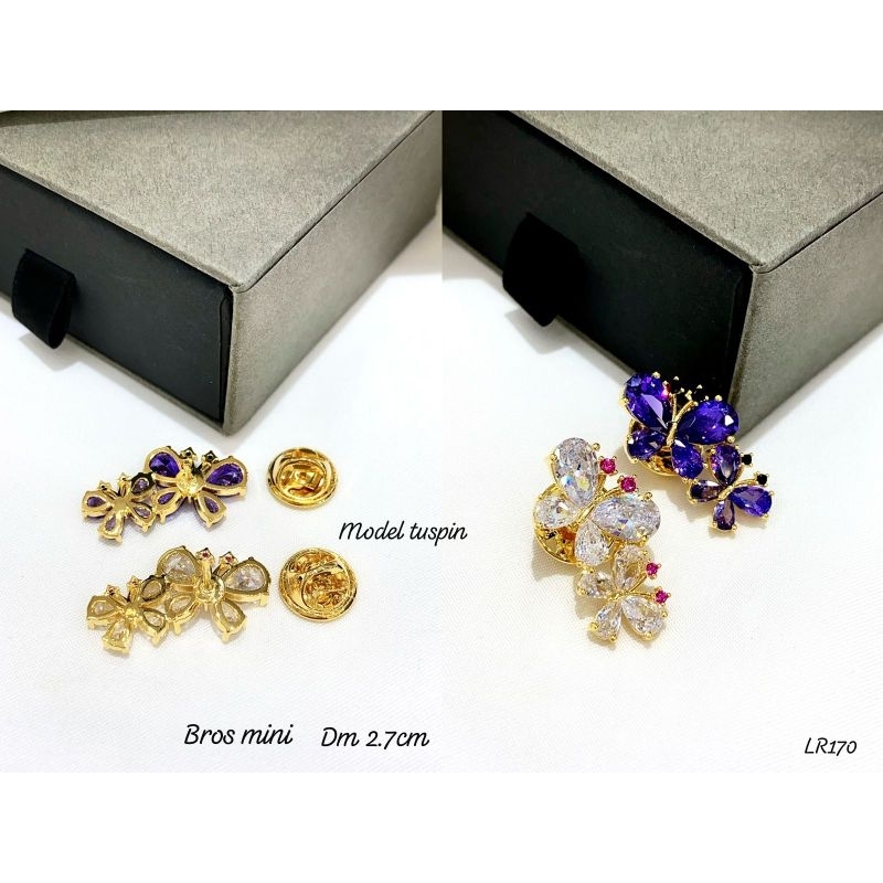 Bros import Bros cantik untuk hiasan baju di dada kualitas Import Peniti Baju Import swarovsky bros 