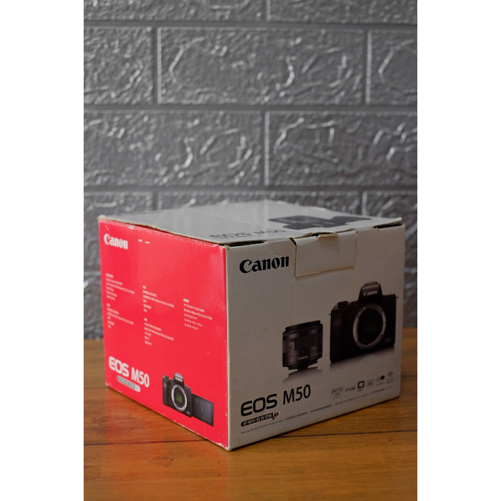 BOX CANON EOS M50 SECOND ORI