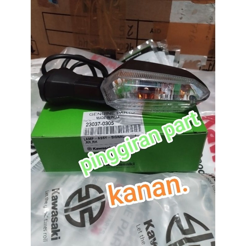 lampu sein sen belakang kanan Ninja 250fi old Ninja 250 fi old original