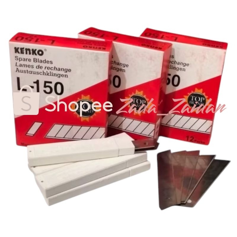 

Promo 3 Pack (36Lusin) Isi Cutter Kenko L-150 /Isi Cutter Murah