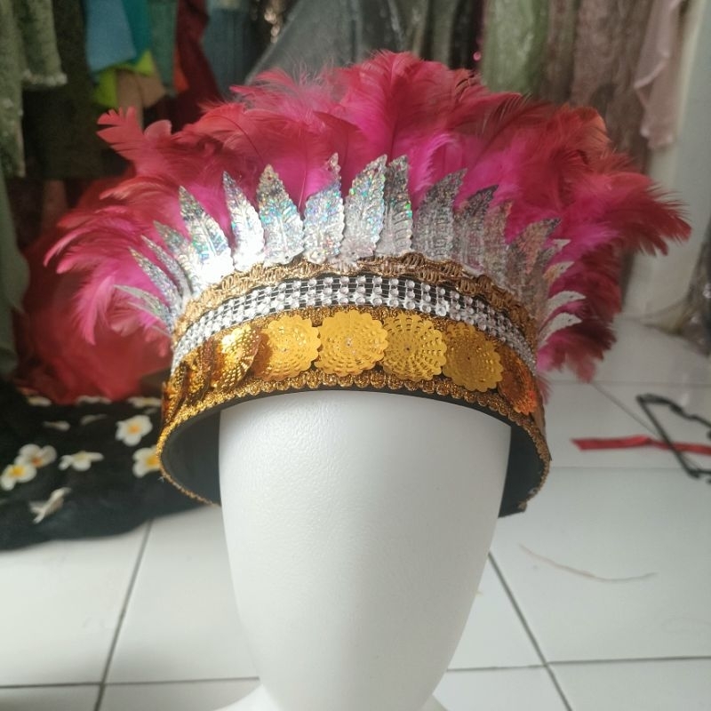 Hiasan Kepala Dayak Modifikasi