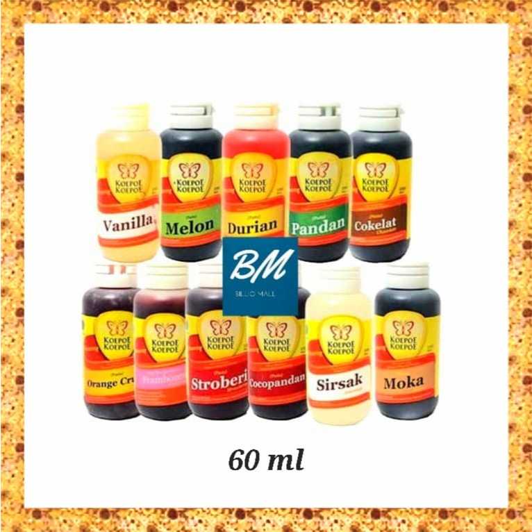 

Koepoe Kupu Pasta Perisa Makanan 60 ml All Varan Rasa