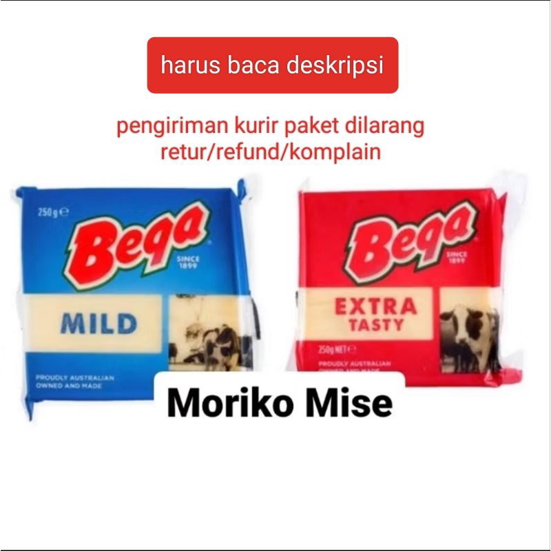 

[ BEGA ] mild / bega extra tasty 250 gr block [ BACA DESKRIPSI ] keju cheddar cheese blok