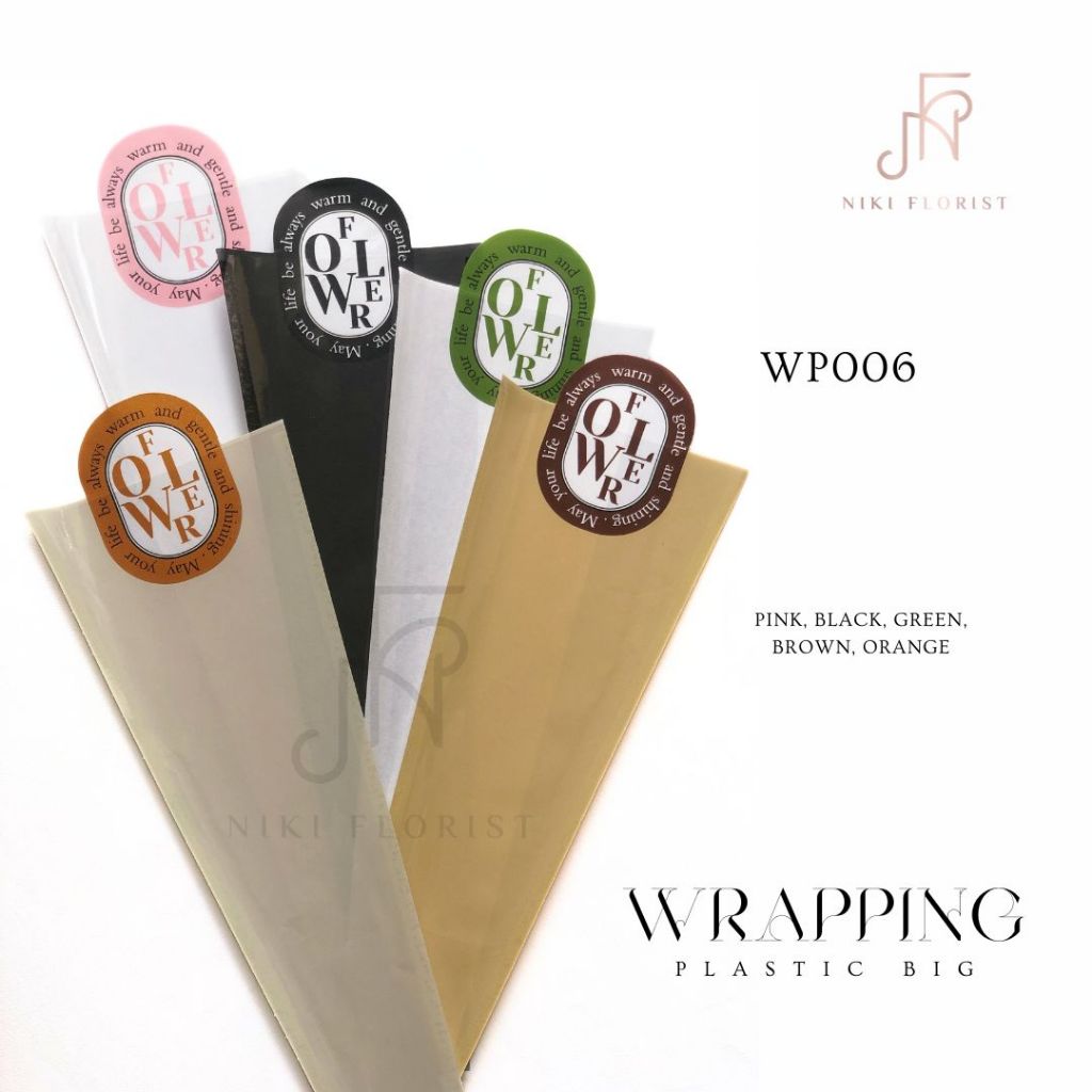 

Wrapping Bunga Instan , Perlengkapan Handbuket , Wrapping kertas Plastik Bunga