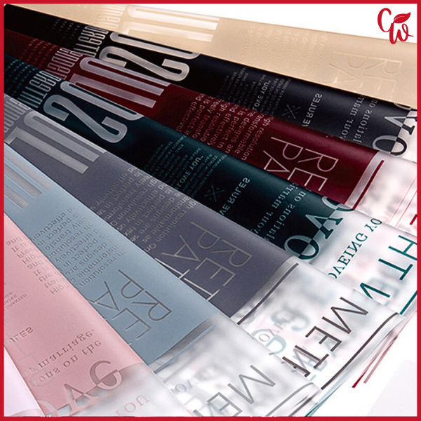 

20 LEMBAR Kertas Buket Bunga Flower Wrapping Cellophane Waterproof Florist KB6058