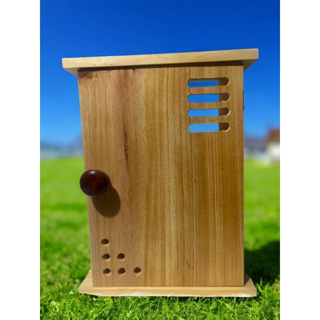 Box Kotak Pelindung Meteran Listrik Kayu PLN MCB Pulsa Prabayar Pasca Bayar Cover Pengaman Token