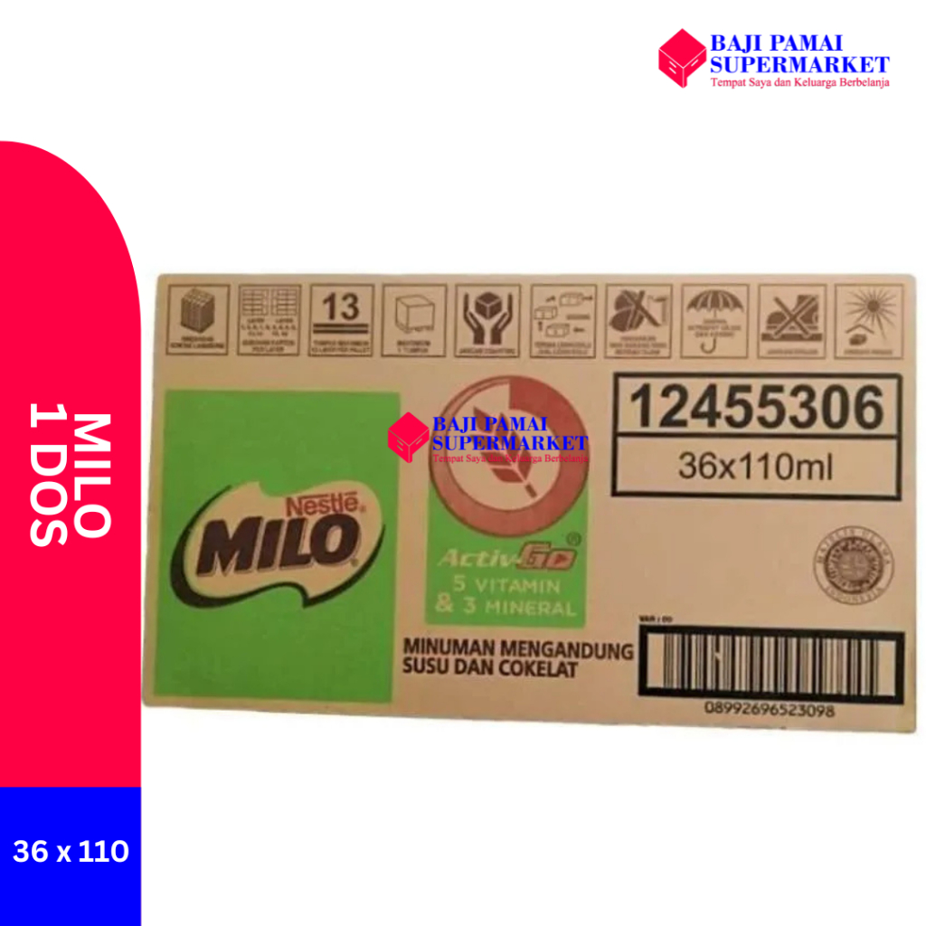 

Milo Activ-Go Susu UHT 110ml ( 36 pcs/karton )