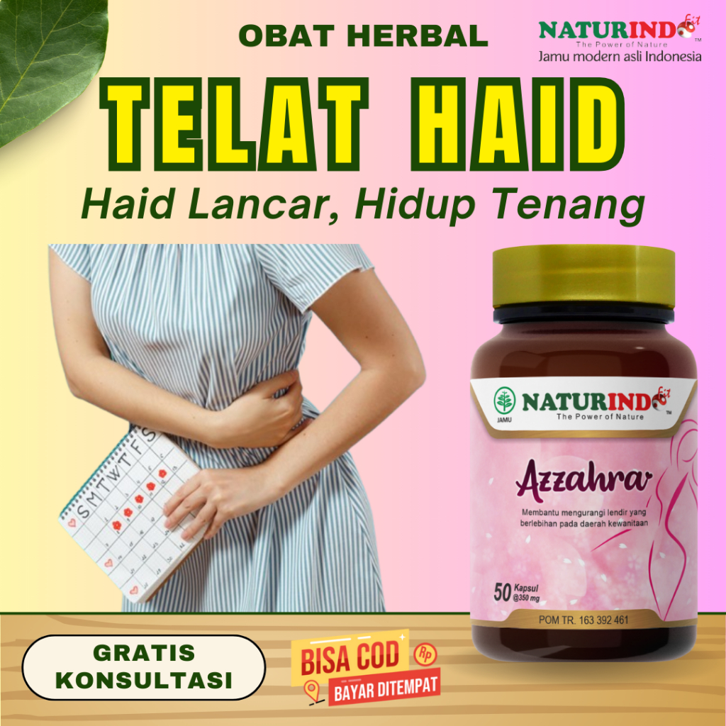 Manjakani Obat Telat Haid Telat Datang Bulan Pelancar Haid Jamu Kewanitaan Azzahra Naturindo