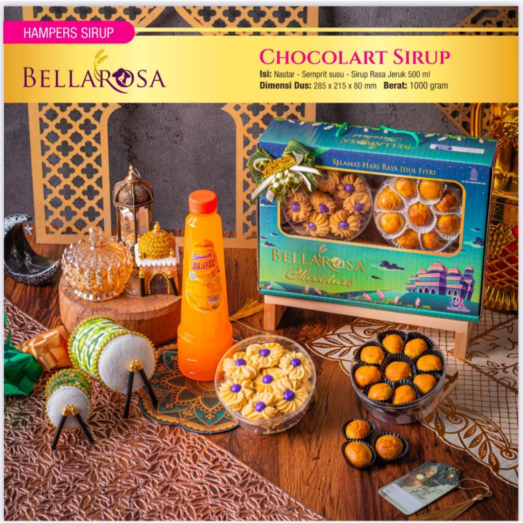 

PARCEL PAKET LEBARAN PRODUK BELLAROSA CHOCOLART SIRUP