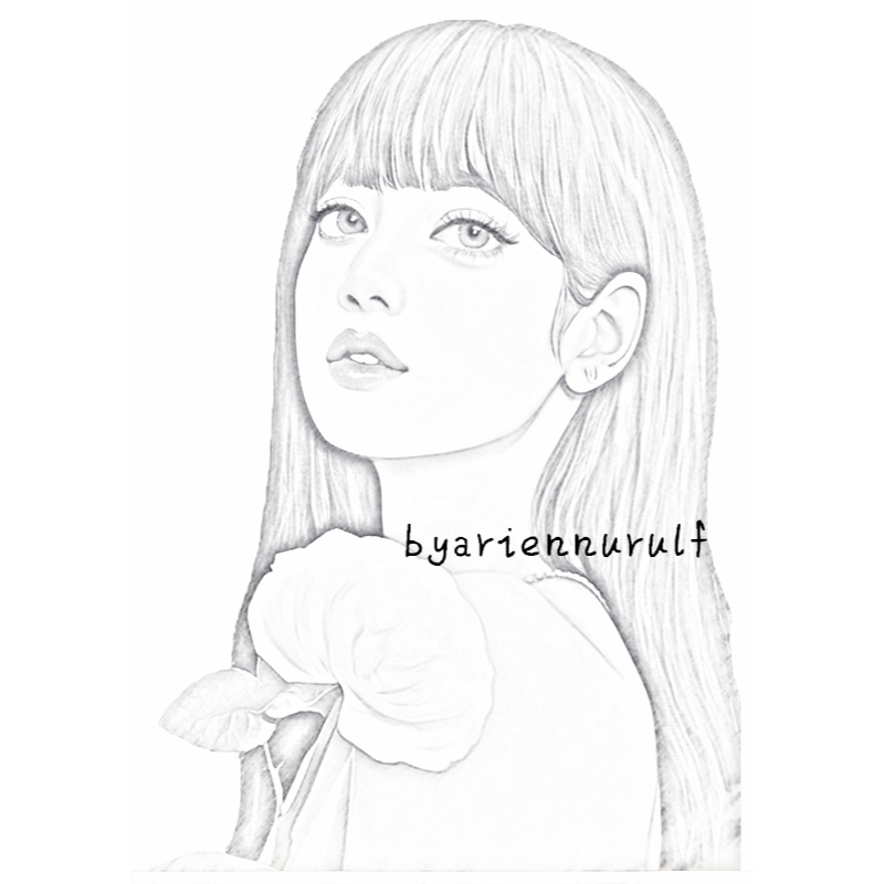 

Coloring Page Kpop BLACKPINK