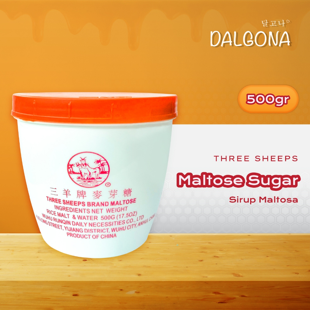 

Dalgona X Three Sheeps Maltosa Sugar Sirup Maltosa 1 karton