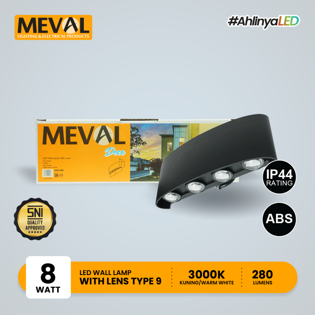 MEVAL Lampu Dinding Wall Lamp Minimalis