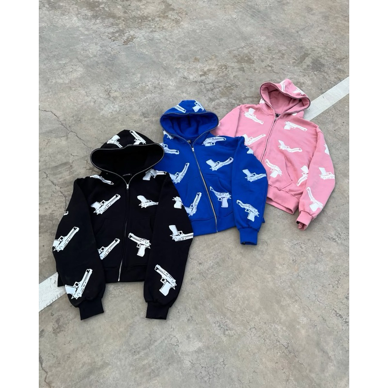 HOODIE FULL ZIPPER VANECOLLECTIVE “GLOCK”