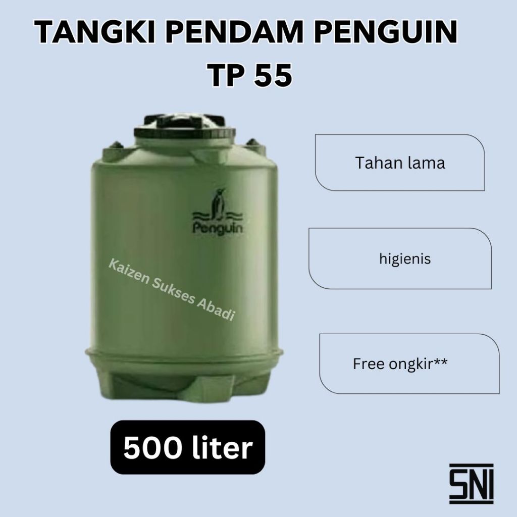 [PRE-ORDER 2-4 MINGGU LEBIH] tandon toren tangki air penguin pinguin pendam tanam underground bawah 