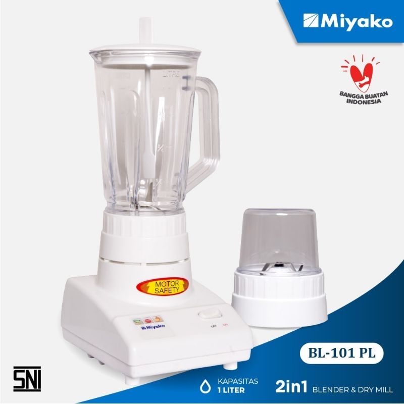 Blender Miyako Gelas Plastik BL-101PL