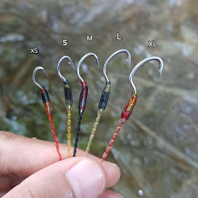 Kail Pancing Urek Belut Baja Model India Siap Pakai