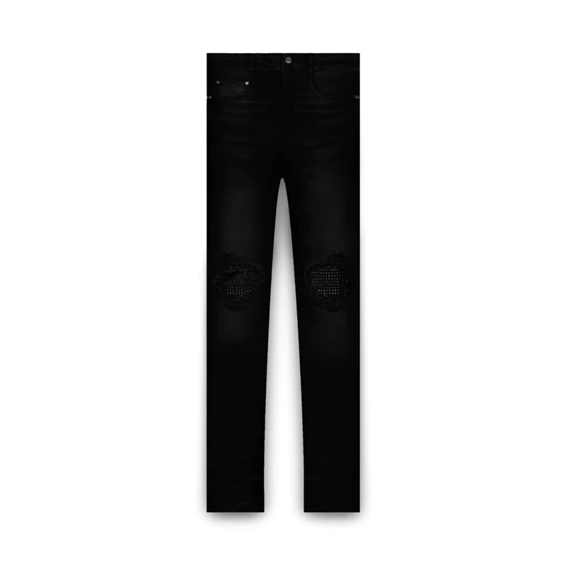 (100% ORIGINAL)RUCAS BLACK CRYSTAL JEANS SEASON 15