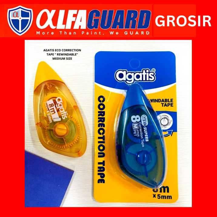 

AGATIS ECO CORRECTION TAPE 8X5MM/12X5MM - BC01