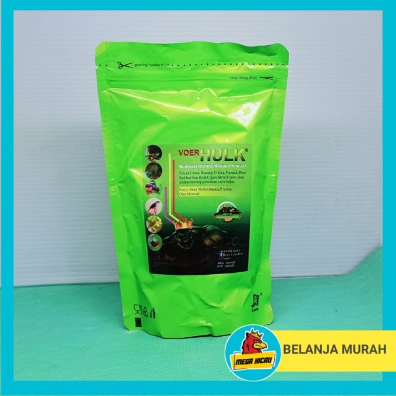 Voer Hulk Voer halus pakan burung ciblek pleci kolibri