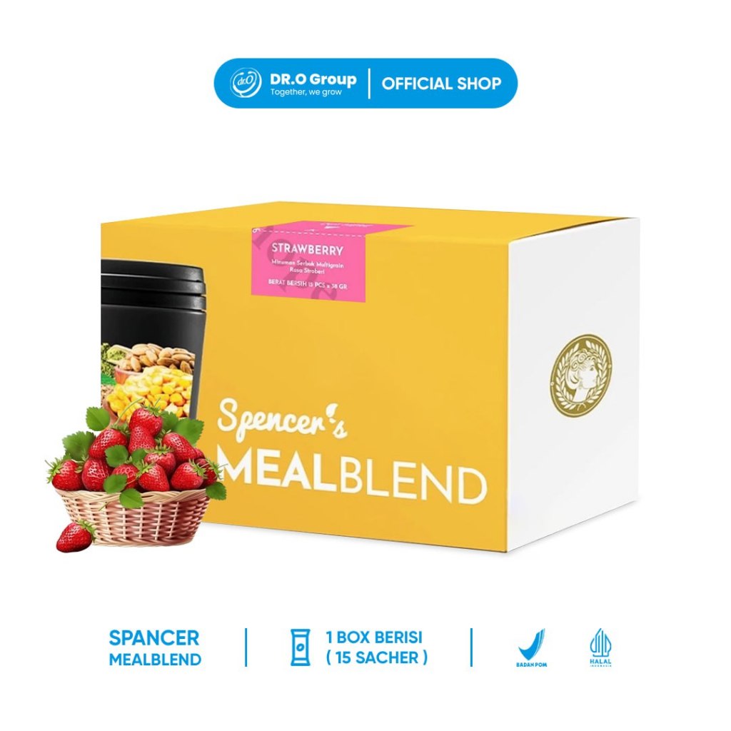 

Spencers MealBlend (1 Box Strawberry) - Minuman Pengganti Sarapan yang Bergizi