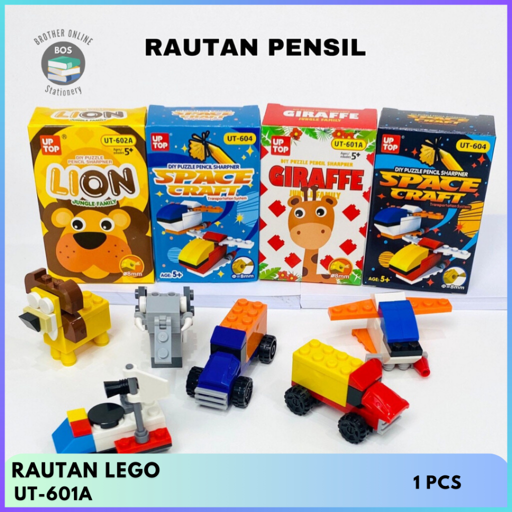 

BOS Rautan Pensil Mainan Bongkar Pasang/Serutan Pensil Lucu/Edukasi