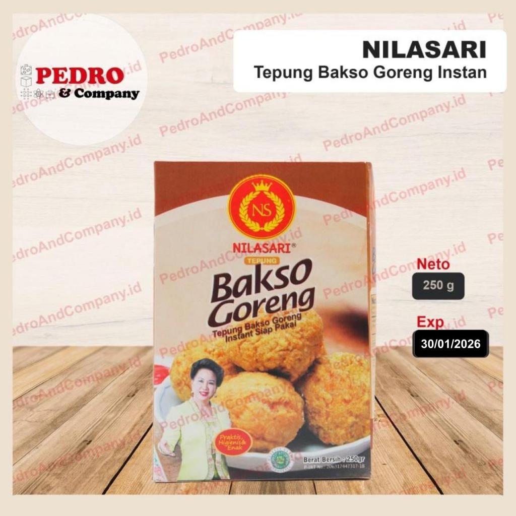 

Nilasari Tepung BAKSO GORENG premix/ fried meatball flour (250 gr)