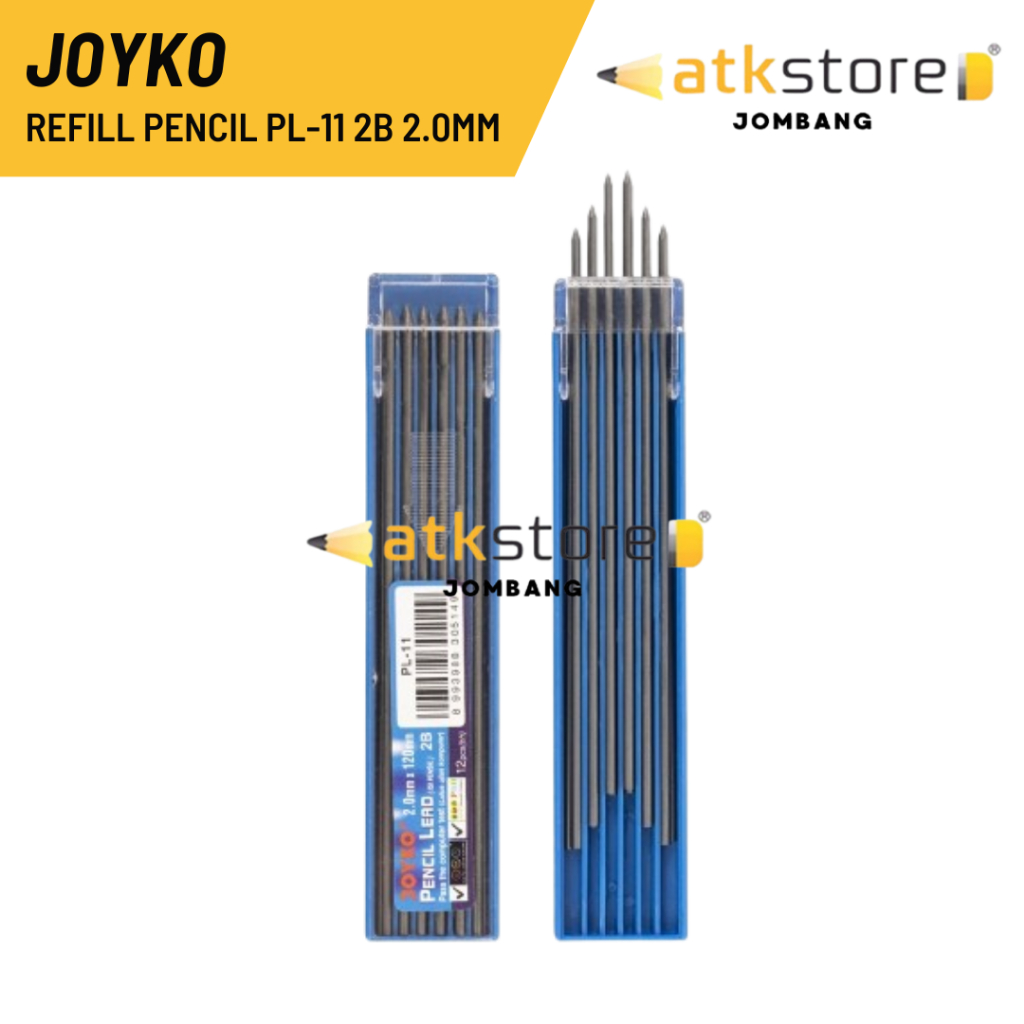 

JOYKO Refill Pencil Lead PL-11 2B / Isi Pensil Joyko 2B Isi Pensil Mekanik 2mm