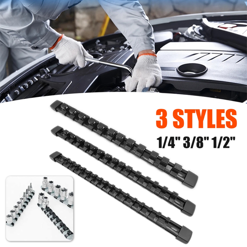 Kunci Sok Sock Holder Tempat Socket Mata STEEL BALL TYPE SOCKET Tools Socket Rail Socket Holder 1/2"