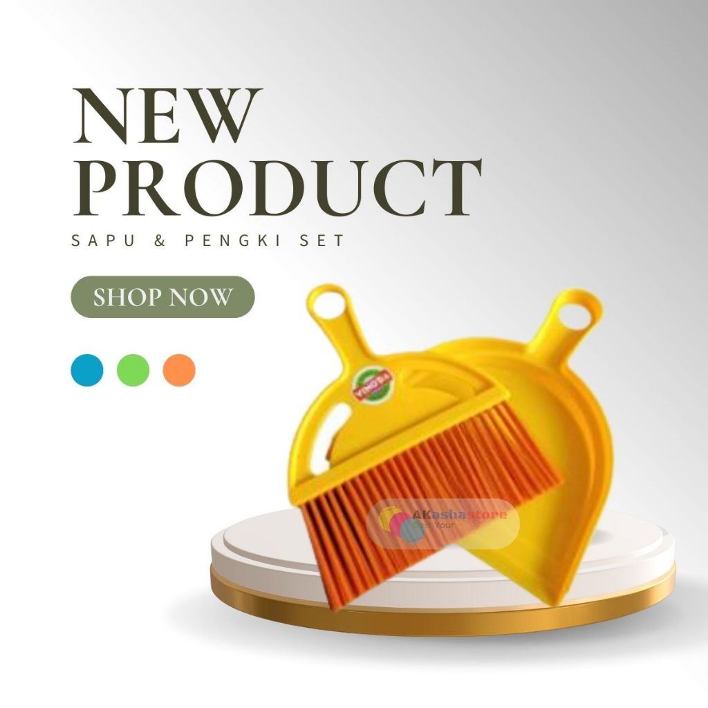 Serokan Sampah Kecil dan Sapu Untuk Mobil / Pengki Sampah Plastik Murah