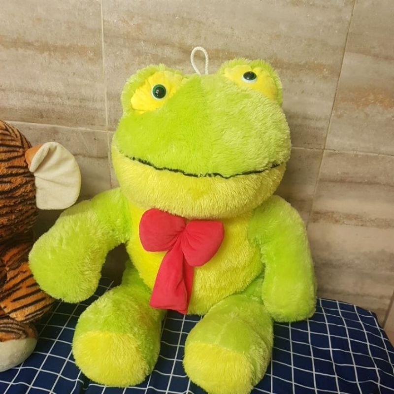 boneka kodok jumbo hijau