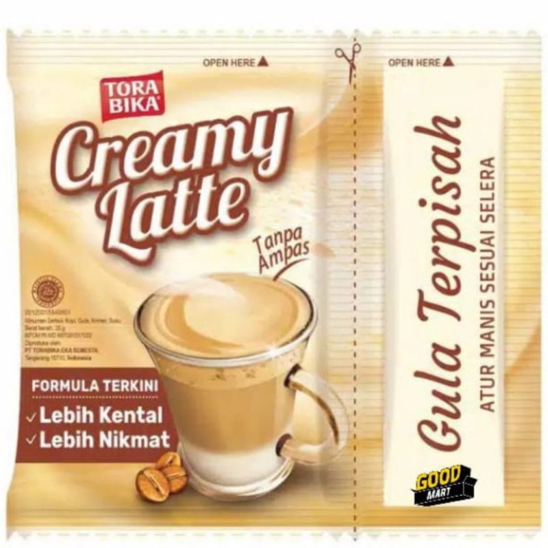 

TORABIKA Creamy Latte Gula Terpisah