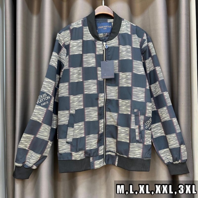 JAKET PARASUT PRIA MEWAH KEREN IMPORT LOUIS VUITTON 8677
