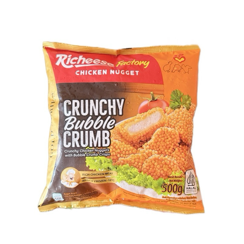 

Richeese Factory Crunchy Bubble Crumb Chicken Nugget 500 gr