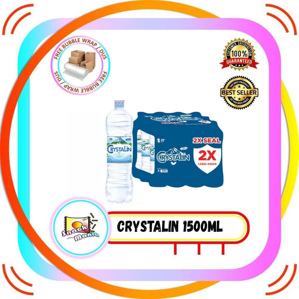 

Crystalin Air Mineral 1500 ml x 12 Botol DUS Karton