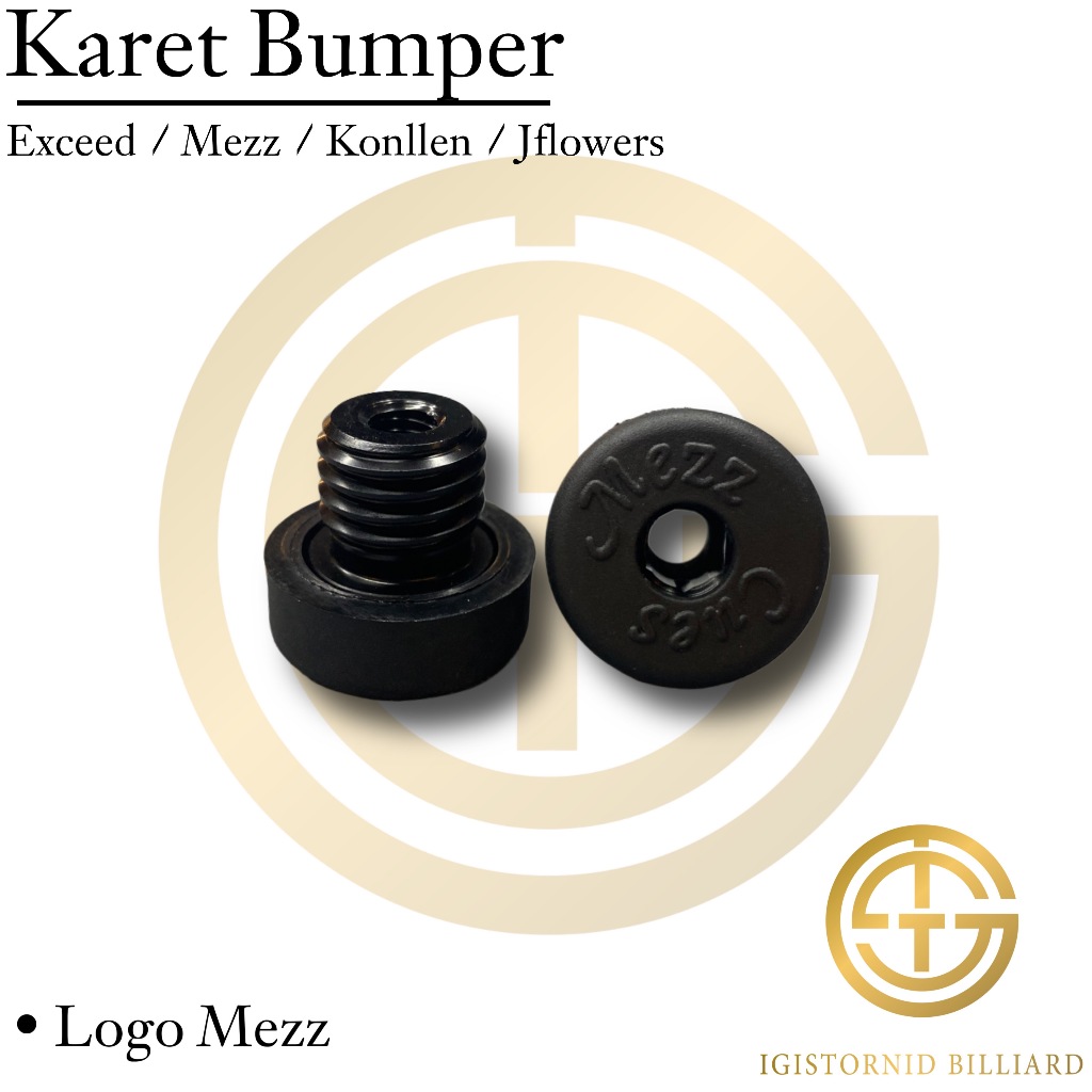Karet Bumper Extension Mezz / Exceed cue - Logo Mezz