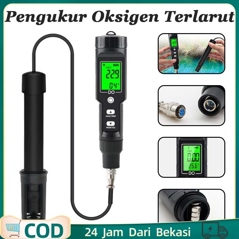 Alat Ukur Kadar Oksigen Air Do9100 Alat Pengukur Oksigen Dalam Air Backlight Oxygen Analyzer Alat Uk