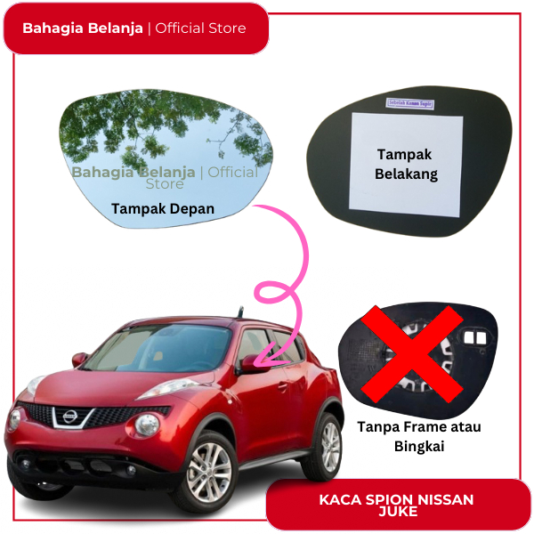 Kaca Spion Nissan Juke kanan atau kiri KACA SPION NISSAN JUKE Kaca spion elektrik Nissan JUKE - refi