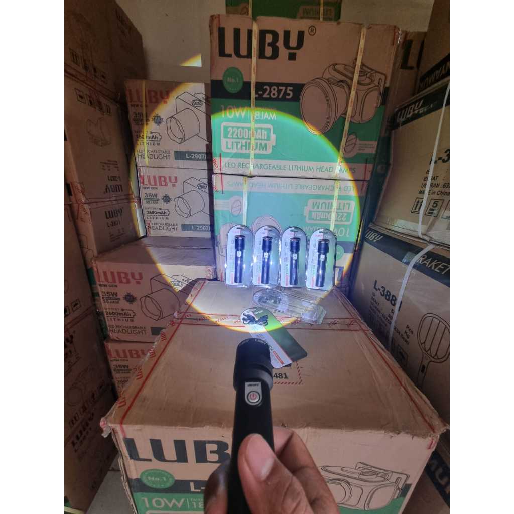 NR Senter Luby Zoom L-AL8001 30 Watt / L-AL8002 50 Watt hand lamp luby L AL8001 30W/L AL8002 50W