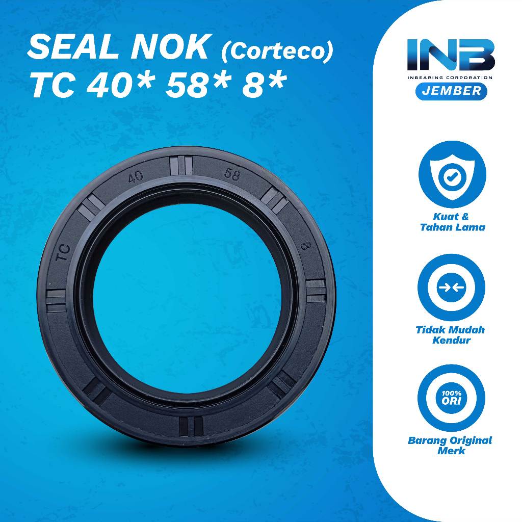 Seal Tc 40 58 8 Nok Seal As Roda Traktor G1000 As Pris Fuso Center Original Nok INB JEMBER