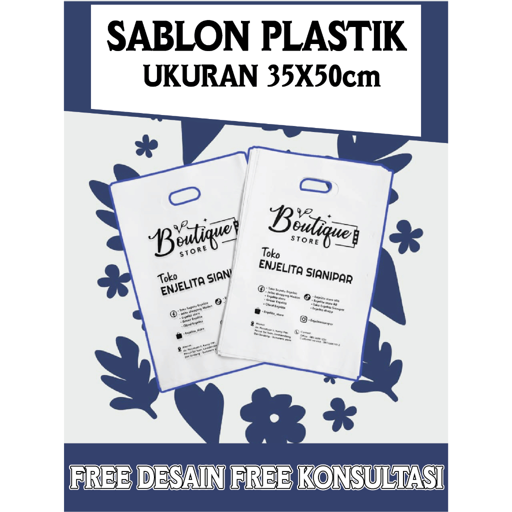 Plastik sablon 35x50 plastik sepatu plastik baju plastik jahit plastik cuci sepatu