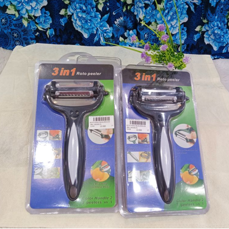 Roto pisau buah/peeler 3in1