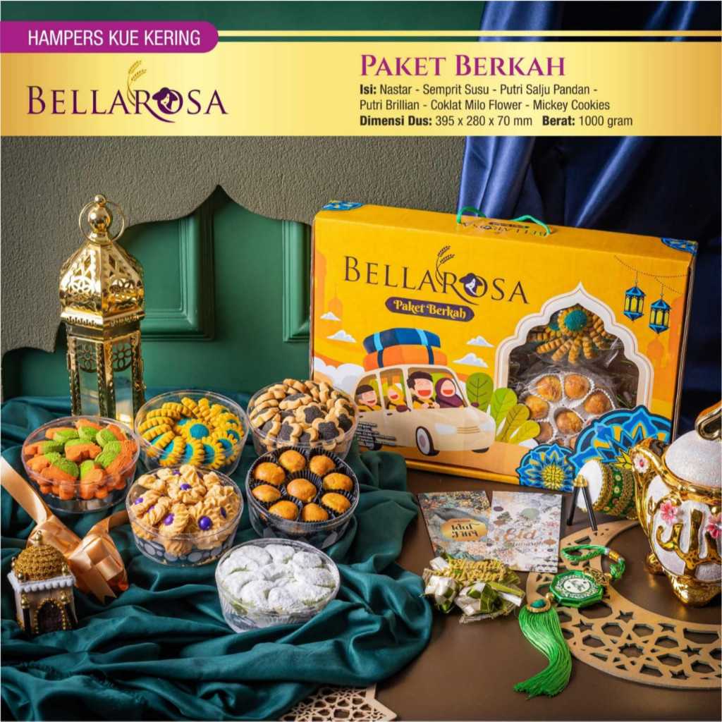 

KUE KERING BELLAROSA PAKET BERKAH PARCEL KUE LEBARAN