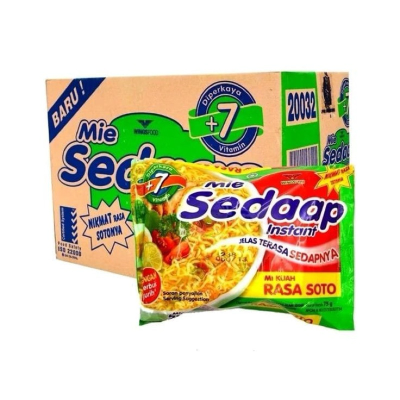 

MIE SEDAAP RASA SOTO 75GR