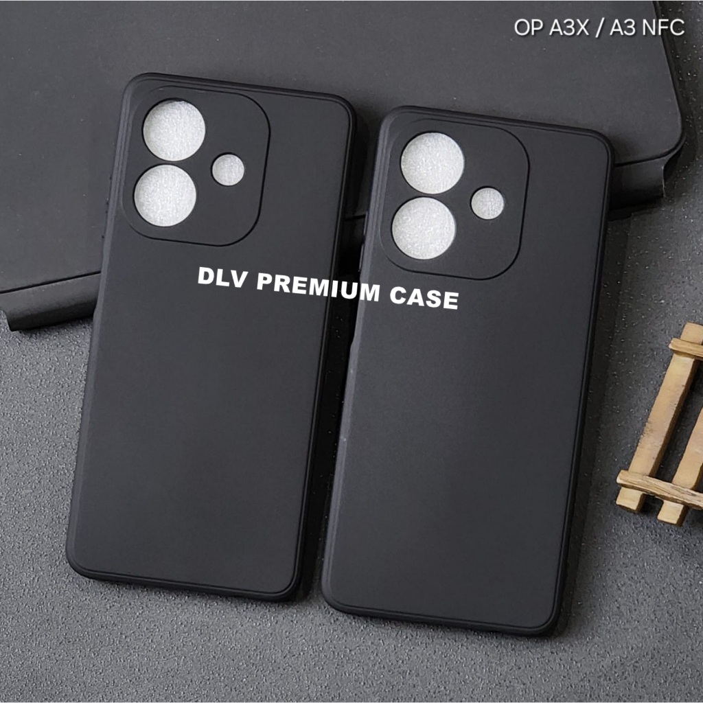 OOPPO A5i PPO A3X OPPO A3 NFC MACARON BLACK PREMIUM  SOFT CASE BLACK OPPO A5i OPPO A3X OPPO A3 NFC