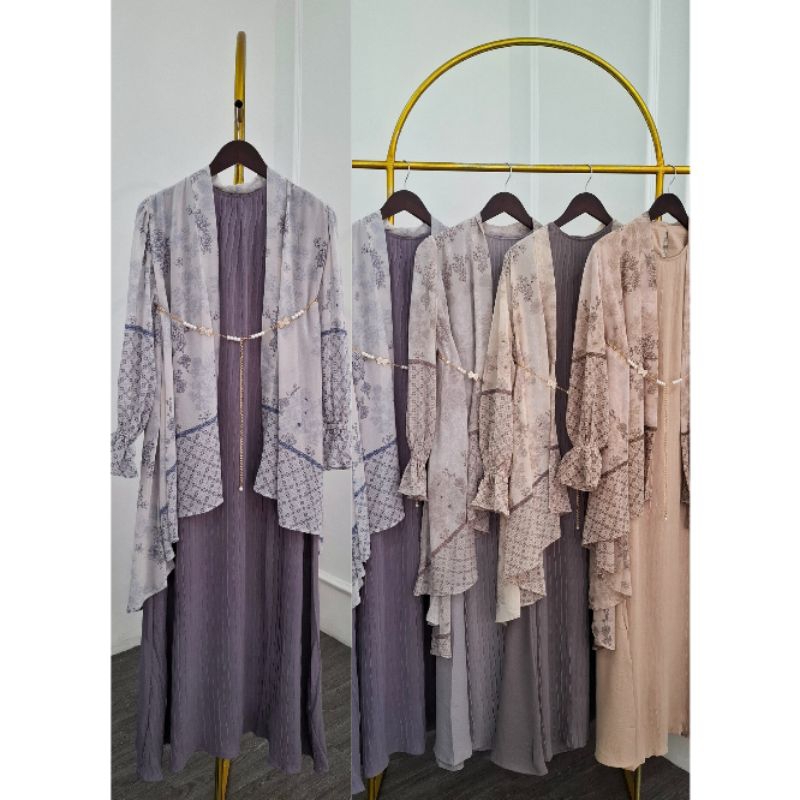 Gamis Wanita Set Outer & Inner