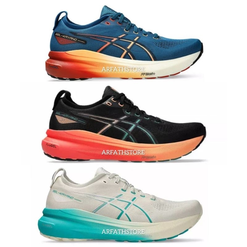 SEPATU RUNNING ASICS GEL KAYANO 31 100% ORIGINAL FREE KAOS KAKI