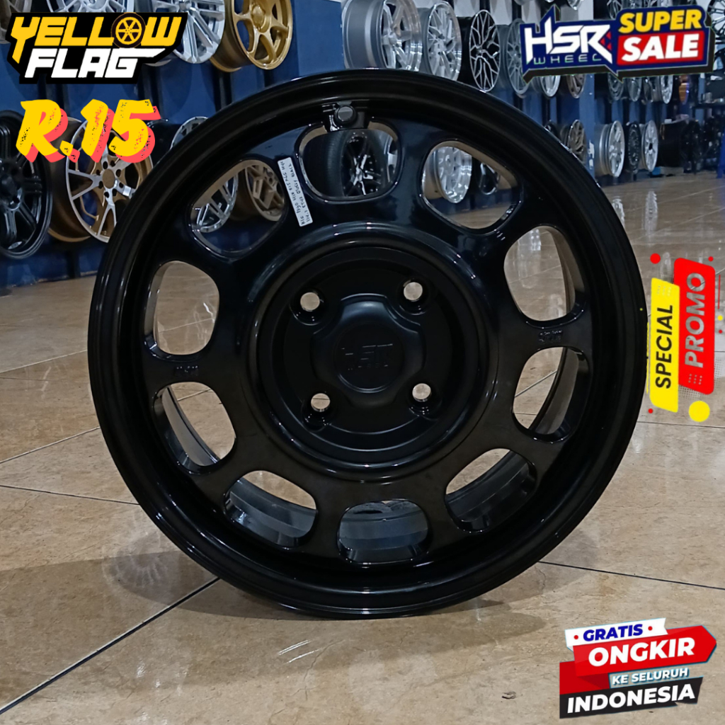 VELG KALENG RING 15 UNTUK COROLA STARLET AVANZA HSR KLG LEBAR 6,5 LOBANG 4X100-4X114,3 R15